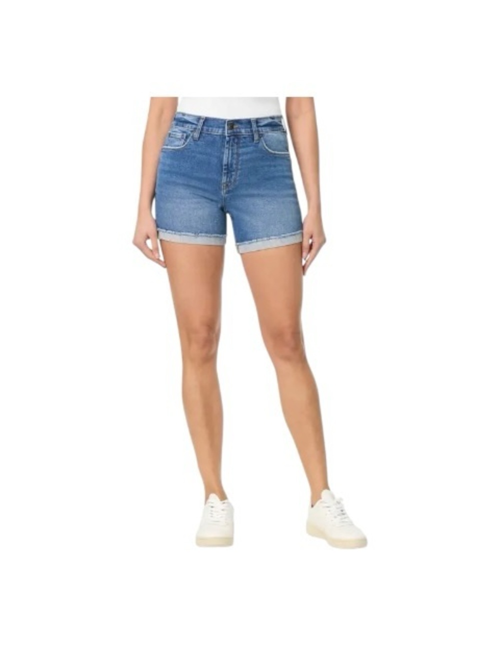 Kensie Jeans The Short Single Roll Cuffed Shorts Size 8/29 — image 2 of 8